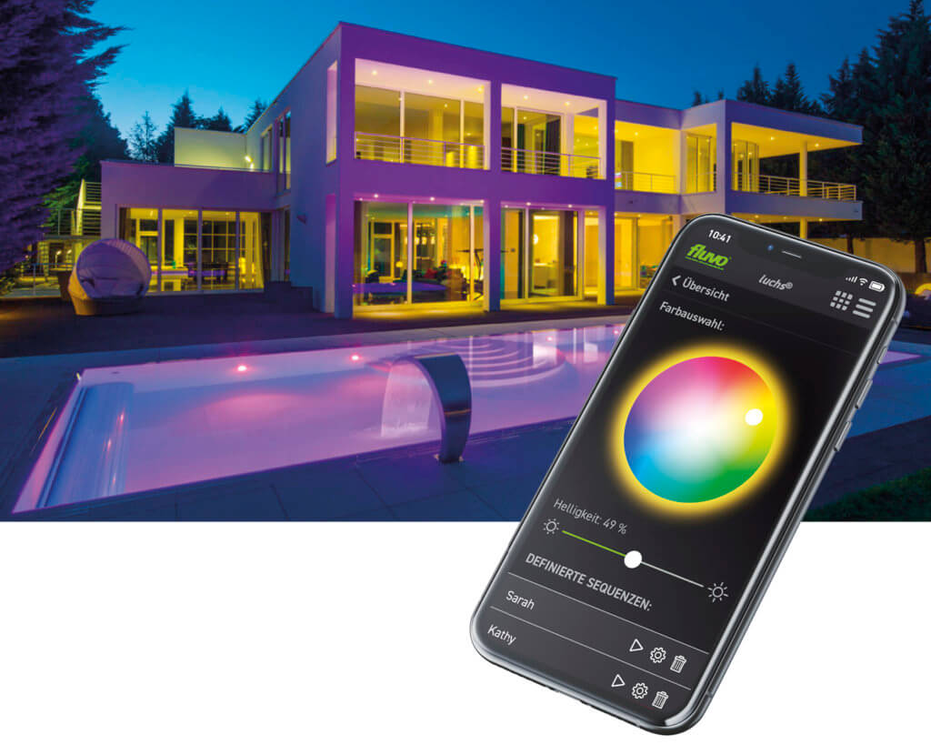 Smarter swimming pool experience with myfluvo® app - fluvo®  Schwimmbadtechnik